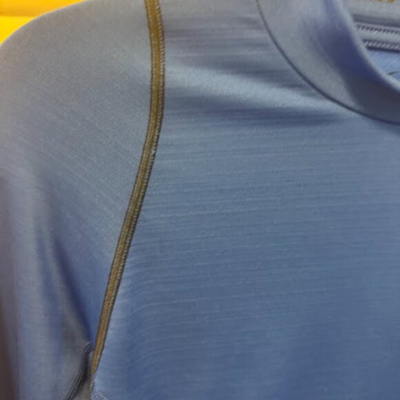 Nike Pro Hyper Warm Royal Blue Long Sleeve Shirt - Picture 5 of 8